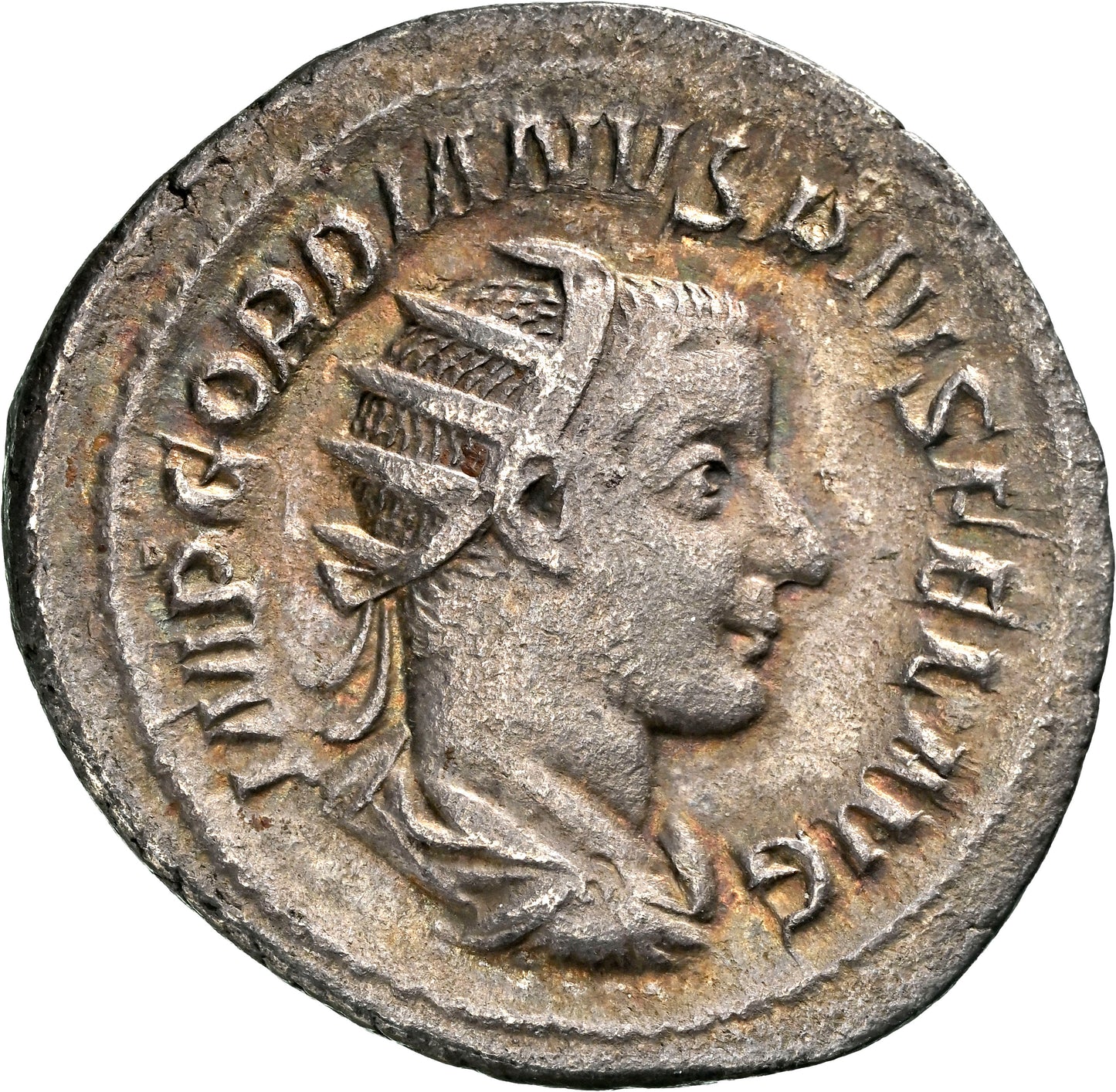 Roman Empire - Gordian III - Silver Double-Denarius - NGC Ch VF