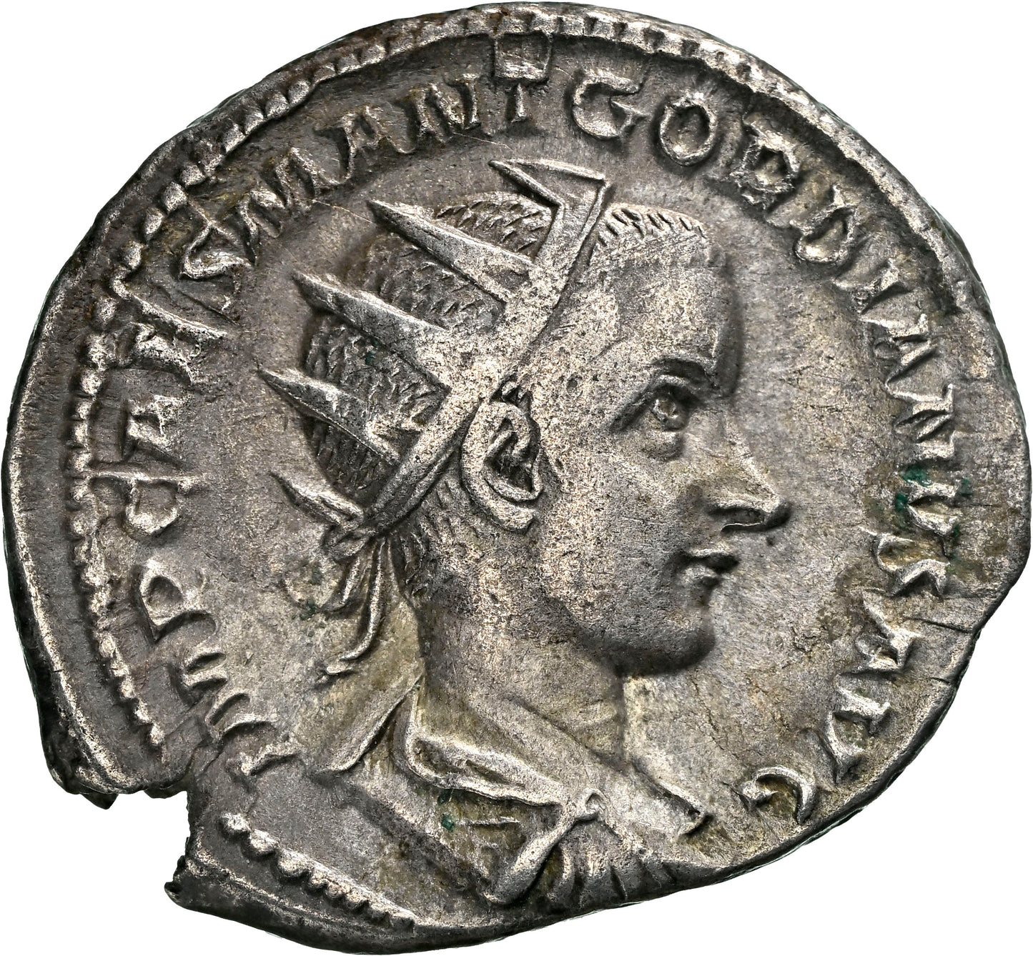 Roman Empire - Gordian III - Silver Double-Denarius - NGC Ch VF