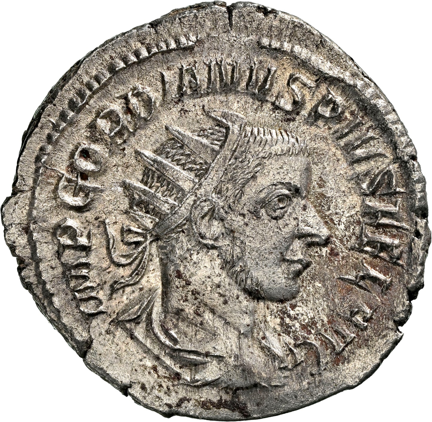 Roman Empire - Gordian III - Silver Double-Denarius - NGC AU