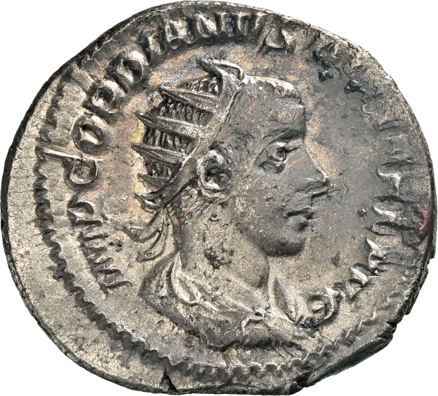 Roman Empire - Gordian III - Silver Double-Denarius - NGC Ch VF