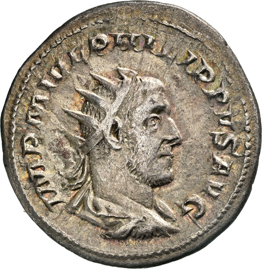 Roman Empire - Philip I - Silver Double-Denarius - NGC Ch VF