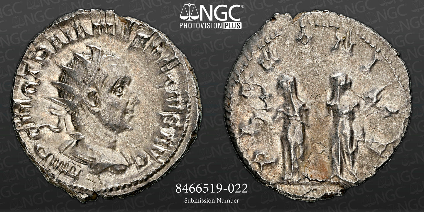 Roman Empire - Trajan Decius - Silver Double-Denarius - NGC VF