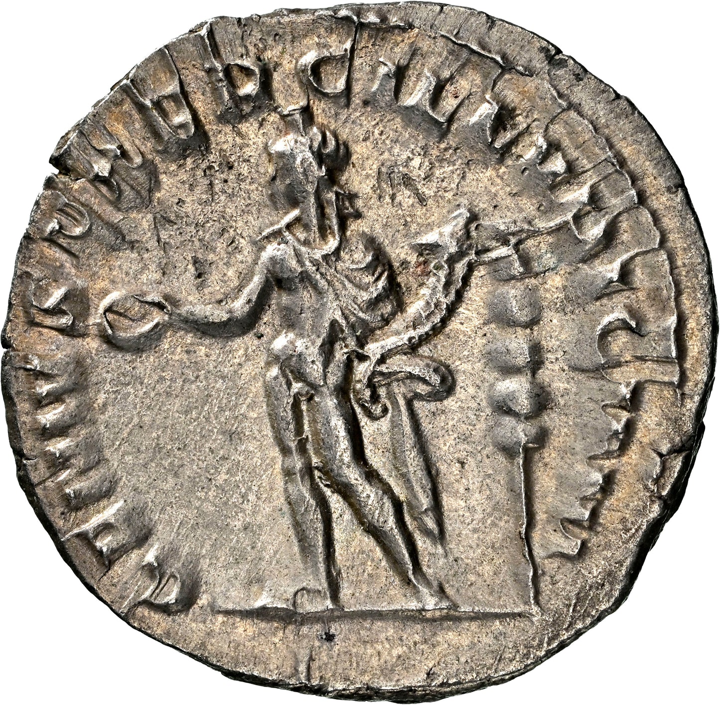 Roman Empire - Trajan Decius - Silver Double-Denarius - NGC AU