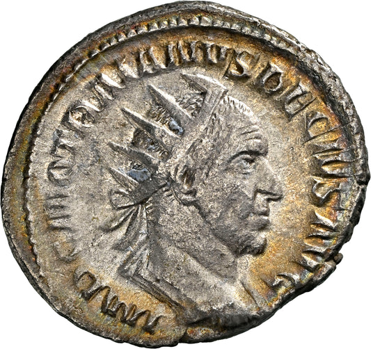 Roman Empire - Trajan Decius - Silver Double-Denarius - NGC VF