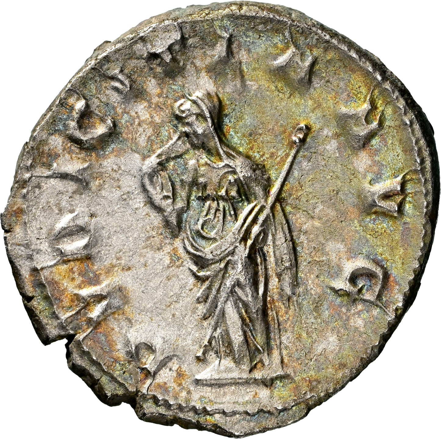 Roman Empire - Herennia Etruscilla - Silver Double-Denarius - NGC AU - RIC:58b