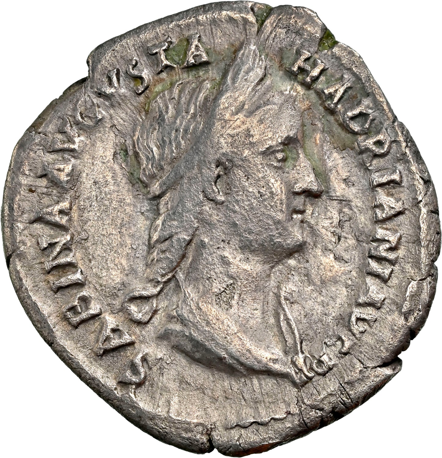 Roman Empire - Sabina - Silver Denarius - NGC VF - RIC:2501