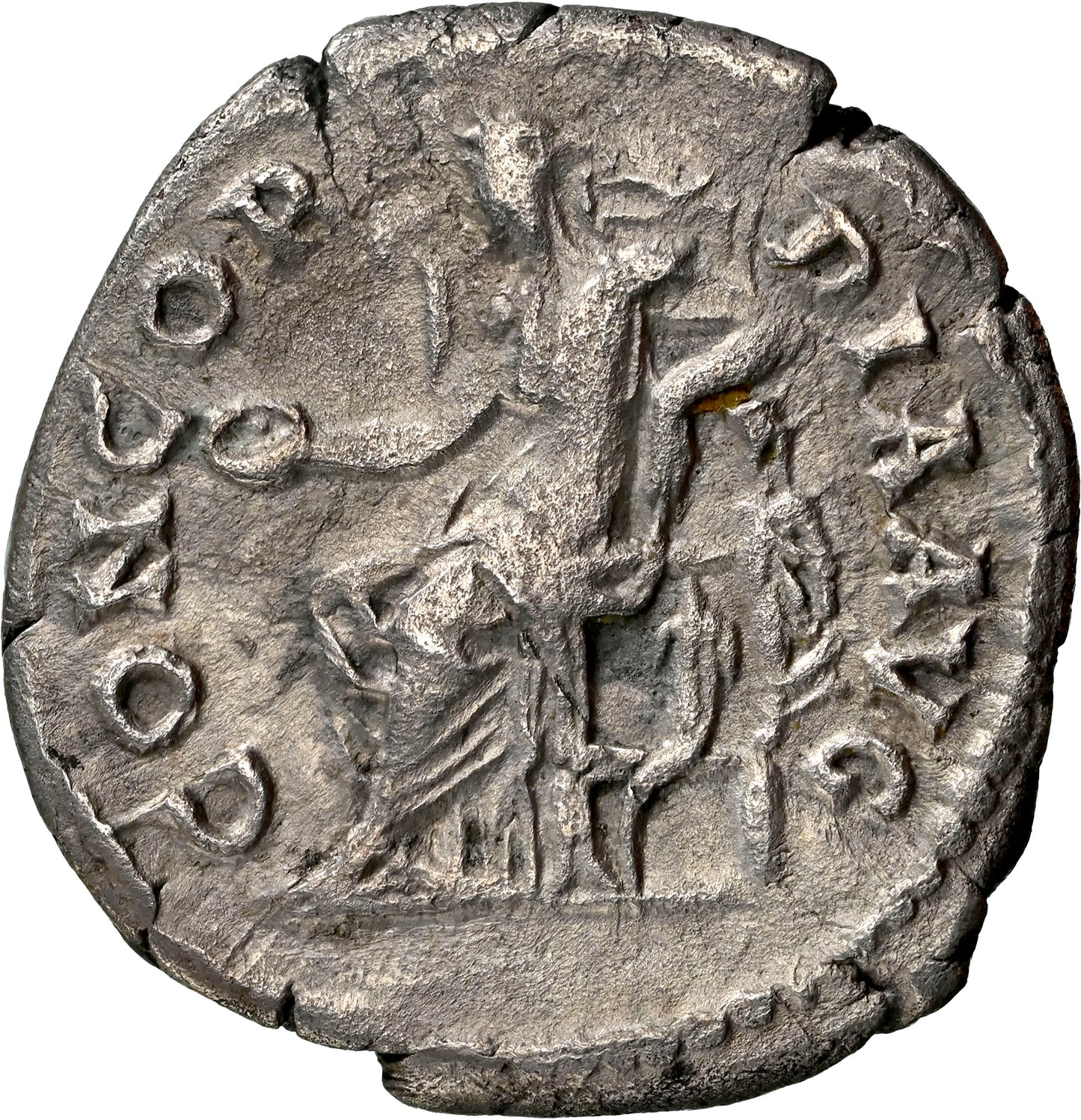 Roman Empire - Sabina - Silver Denarius - NGC VF - RIC:2501