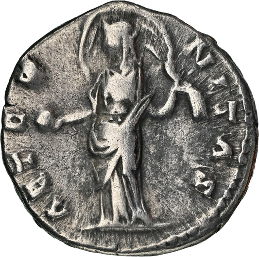 Roman Empire - Faustina I - Silver Denarius - NGC VF - RIC:351