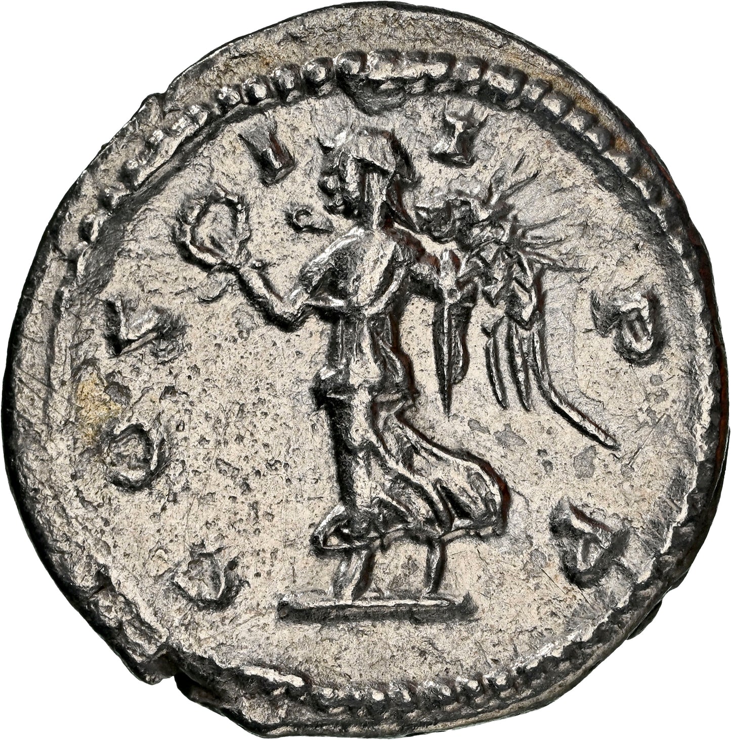 Roman Empire - Septimius Severus - Silver Denarius - NGC AU - RIC:503a
