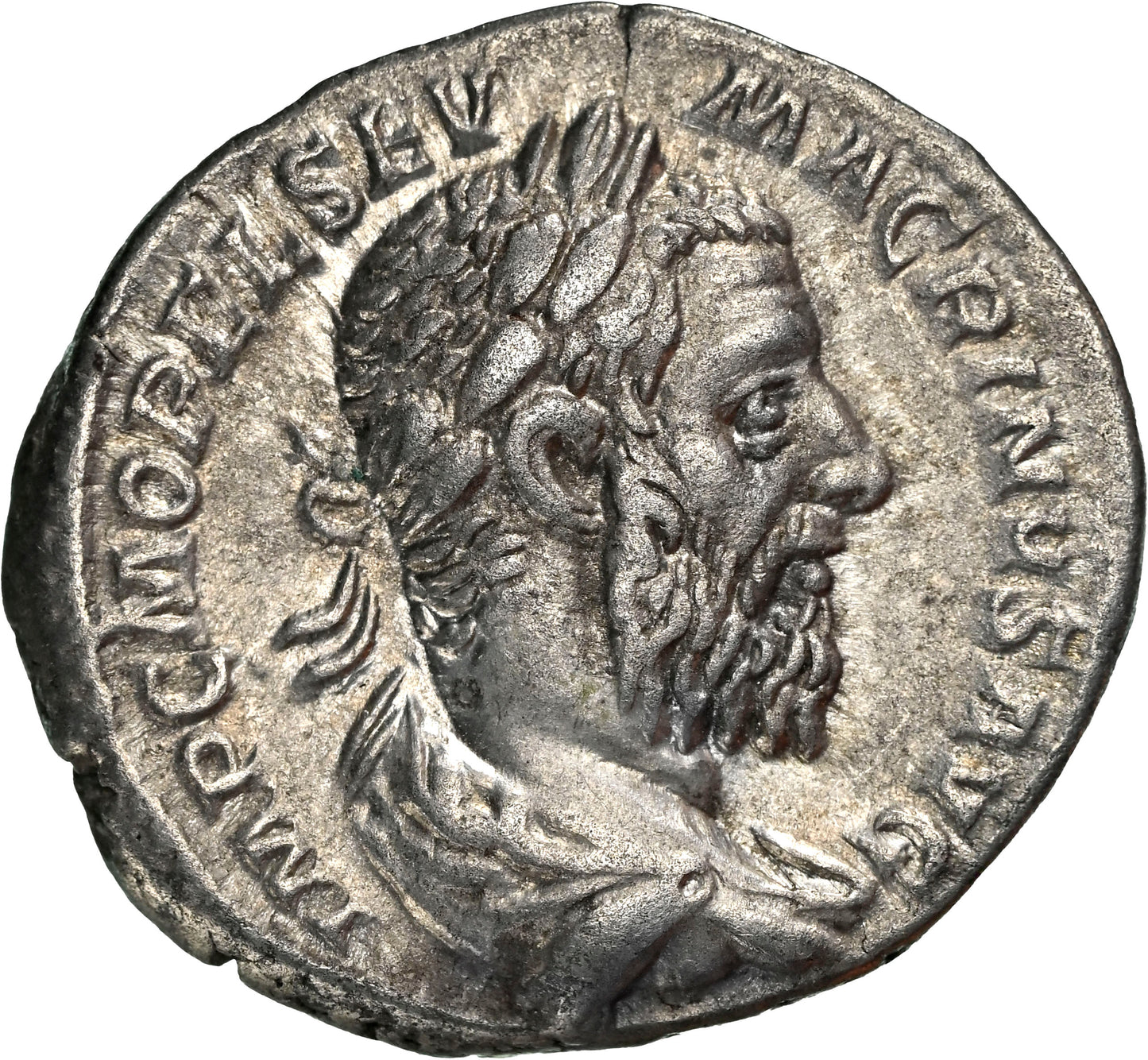 Roman Empire - Macrinus - Silver Denarius - NGC XF - RIC:80