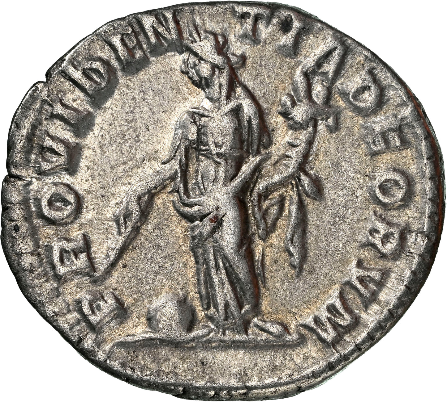 Roman Empire - Macrinus - Silver Denarius - NGC XF - RIC:80