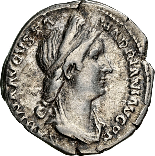 Roman Empire - Sabina - Silver Denarius - NGC VF - RIC:2501