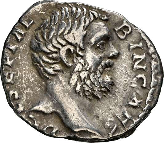 Roman Empire - Clodius Albinus - Silver Denarius - NGC VF - RIC:11a
