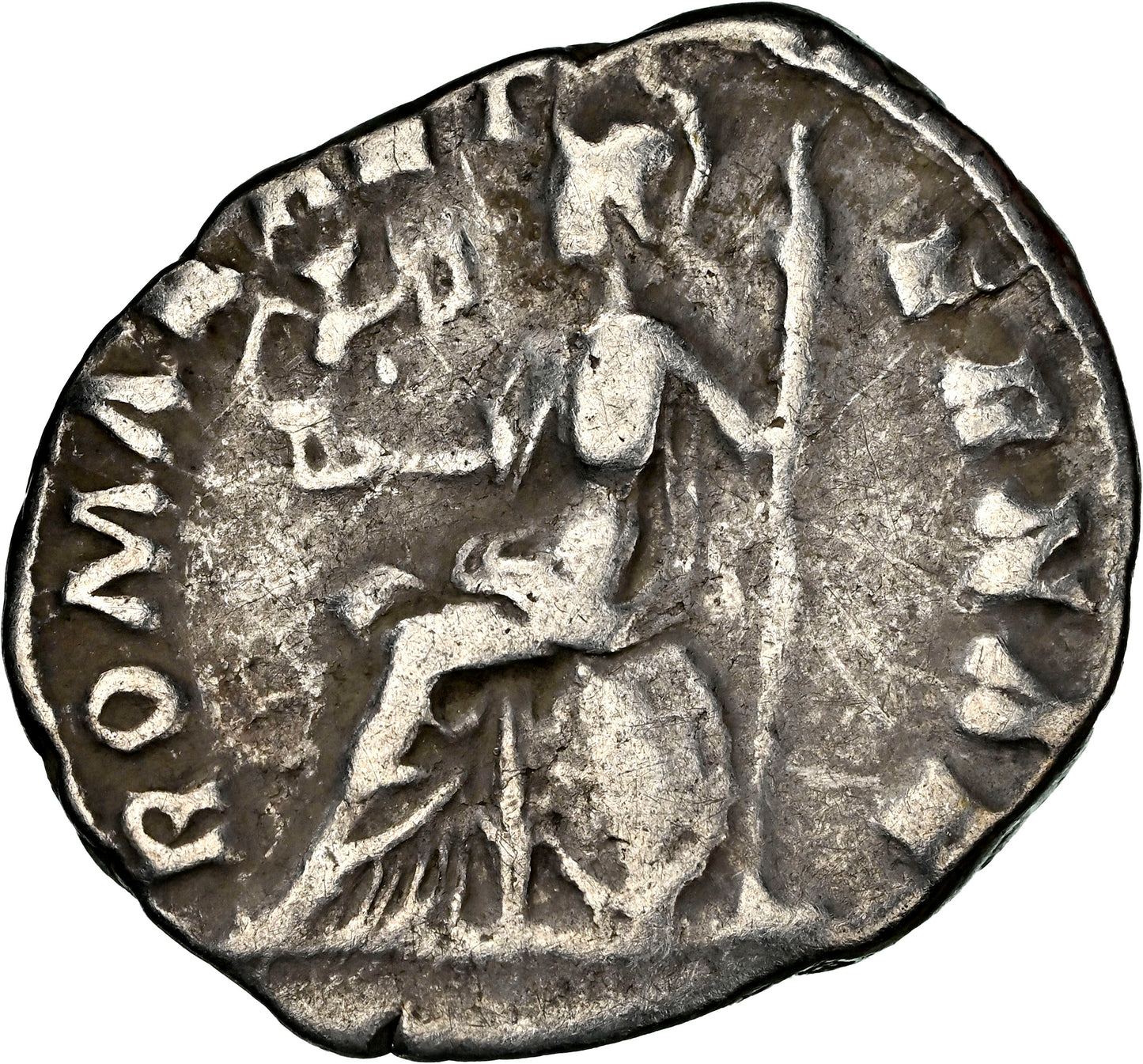 Roman Empire - Clodius Albinus - Silver Denarius - NGC VF - RIC:11a
