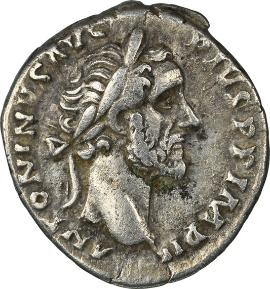 Roman Empire - Antoninus Pius - Silver Denarius - NGC VF - RIC:264