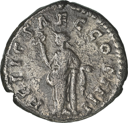 Roman Empire - Antoninus Pius - Silver Denarius - NGC VF - RIC:298