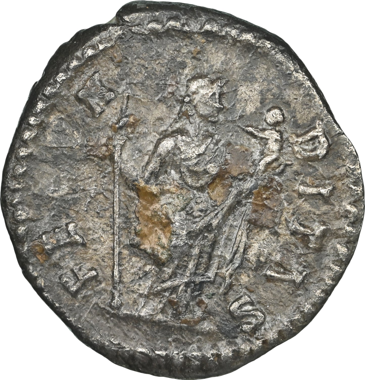 Roman Empire - Faustina II - Silver Denarius - NGC VF