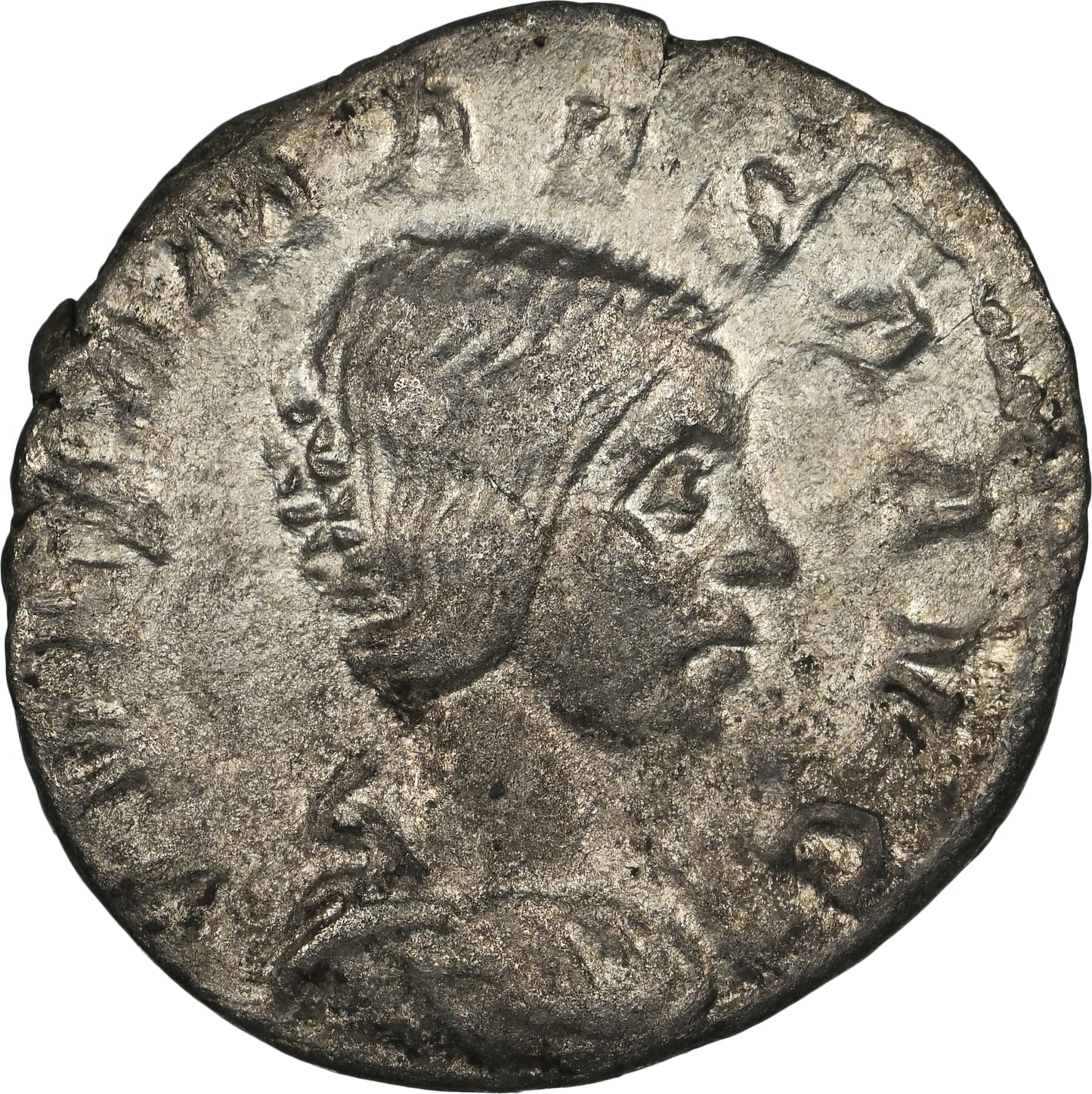 Roman Empire - Julia Maesa - Silver Denarius - NGC XF - RIC:272