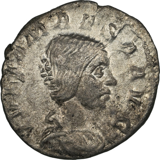 Roman Empire - Julia Maesa - Silver Denarius - NGC XF - RIC:272