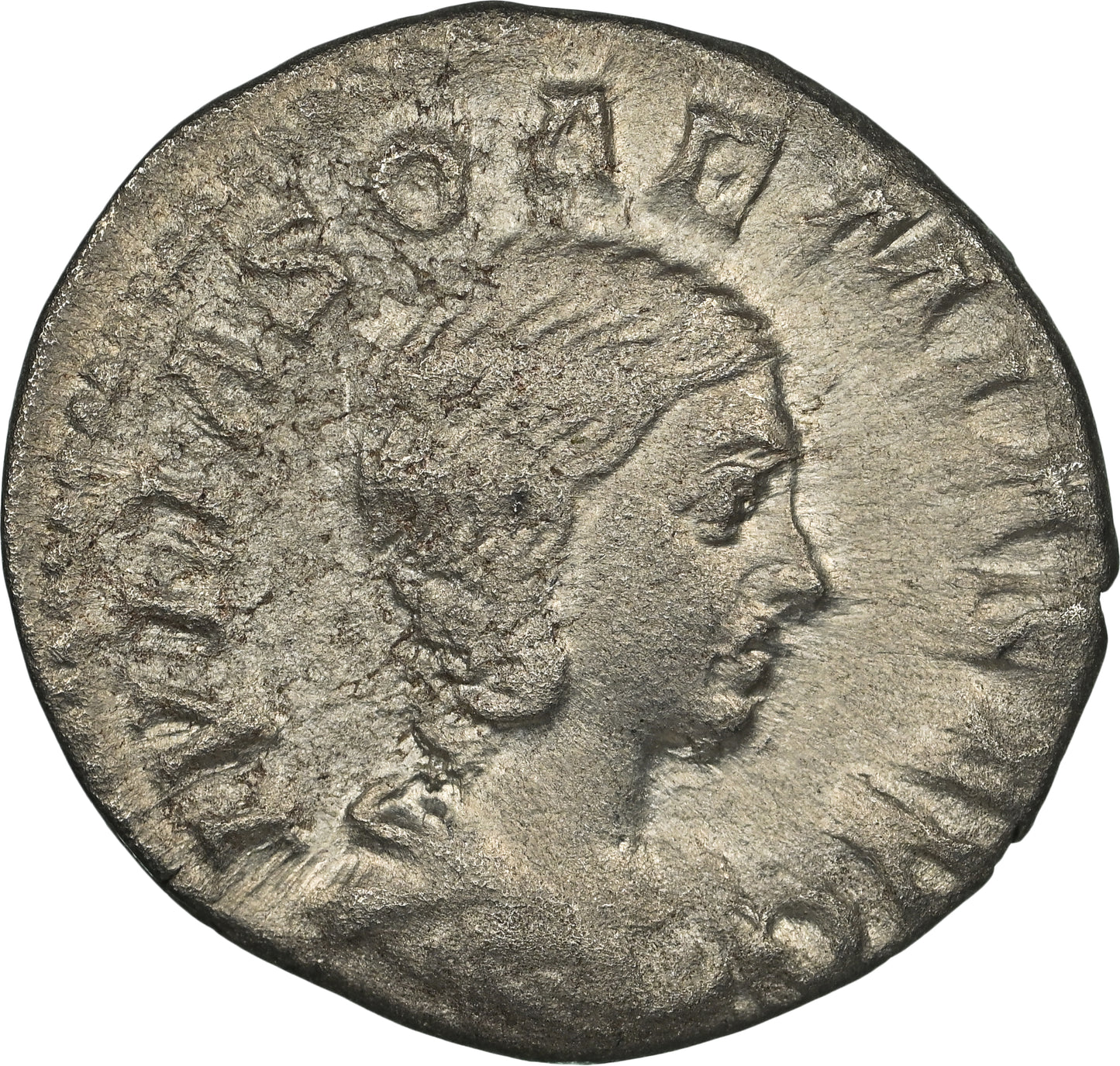 Roman Empire - Julia Soaemias - Silver Denarius - NGC Ch VF - RIC:241