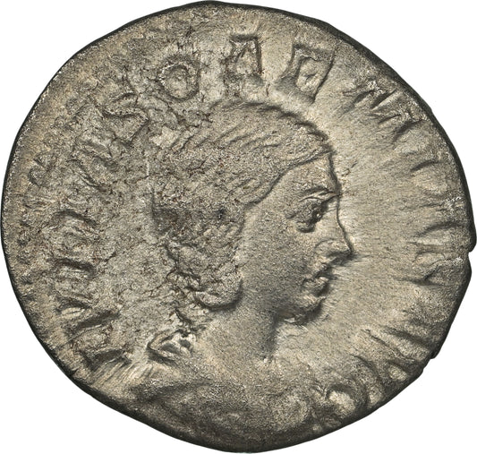 Roman Empire - Julia Soaemias - Silver Denarius - NGC Ch VF - RIC:241