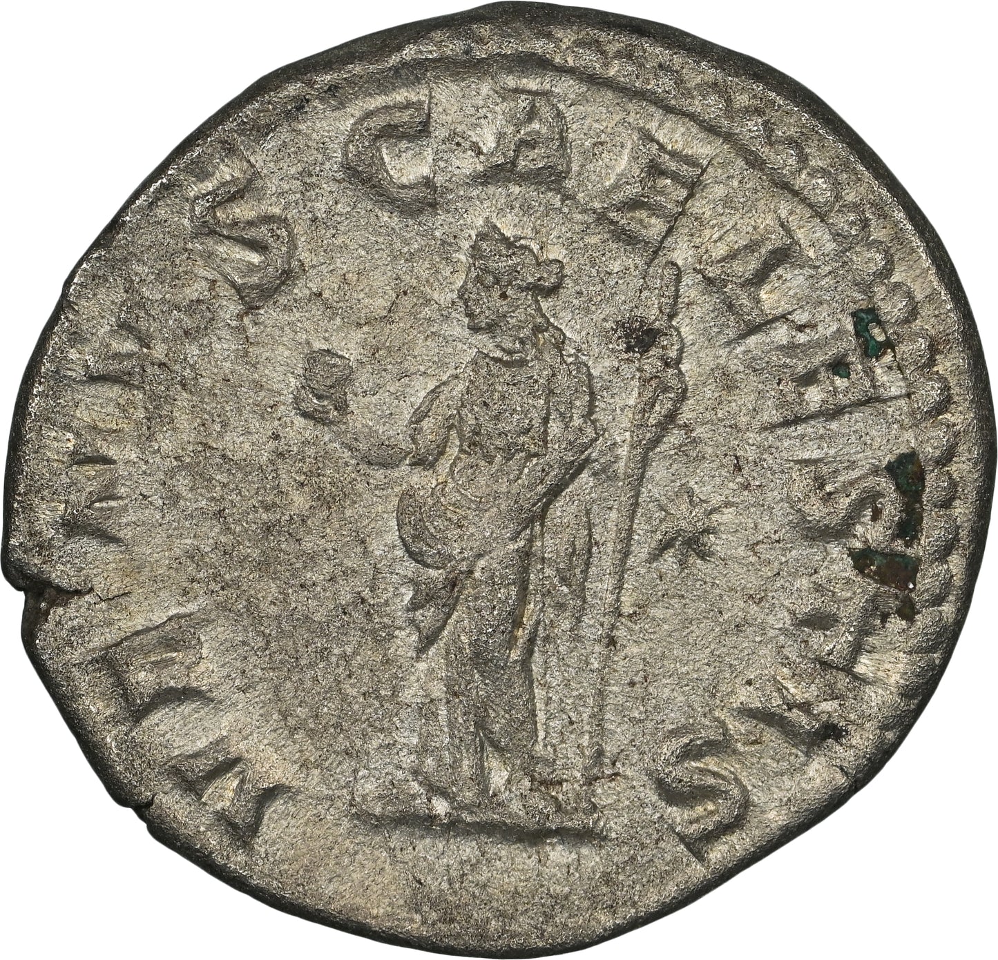 Roman Empire - Julia Soaemias - Silver Denarius - NGC Ch VF - RIC:241