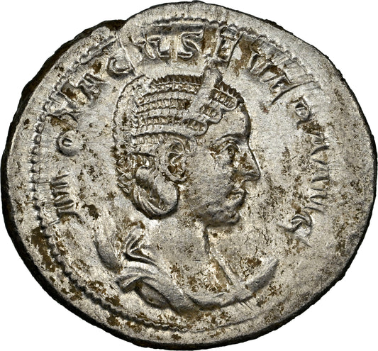 Roman Empire - Otacilia Severa - Silver Double-Denarius - NGC AU - RIC:125c