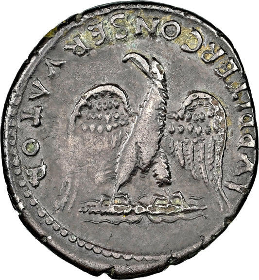 Roman Empire - Domitian - Plated Denarius - NGC F - RIC:144