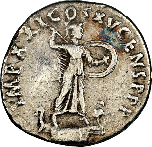 Roman Empire - Domitian - Silver Denarius - NGC VF - RIC:690