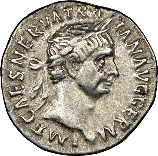 Roman Empire - Trajan - Silver Denarius - NGC VF - RIC:17