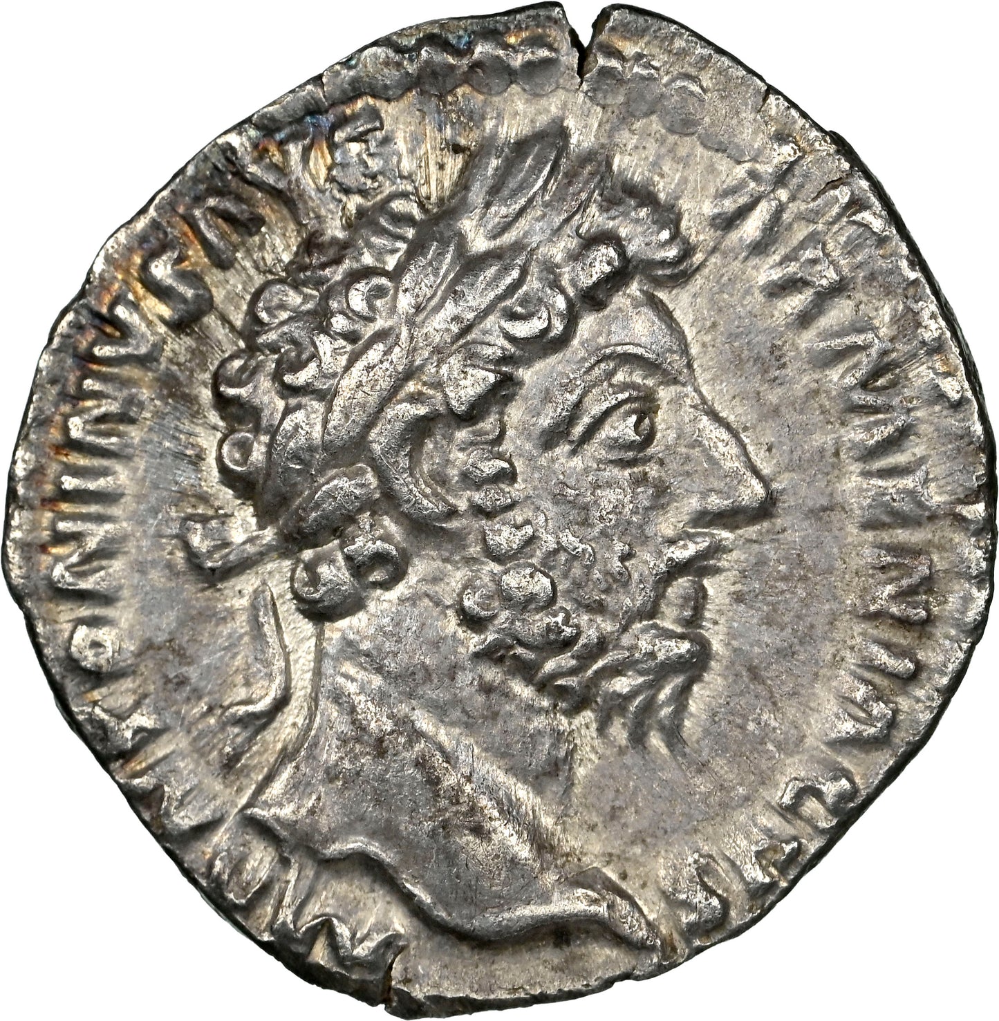 Roman Empire - Marcus Aurelius - Silver Denarius - NGC Ch XF - RIC:138