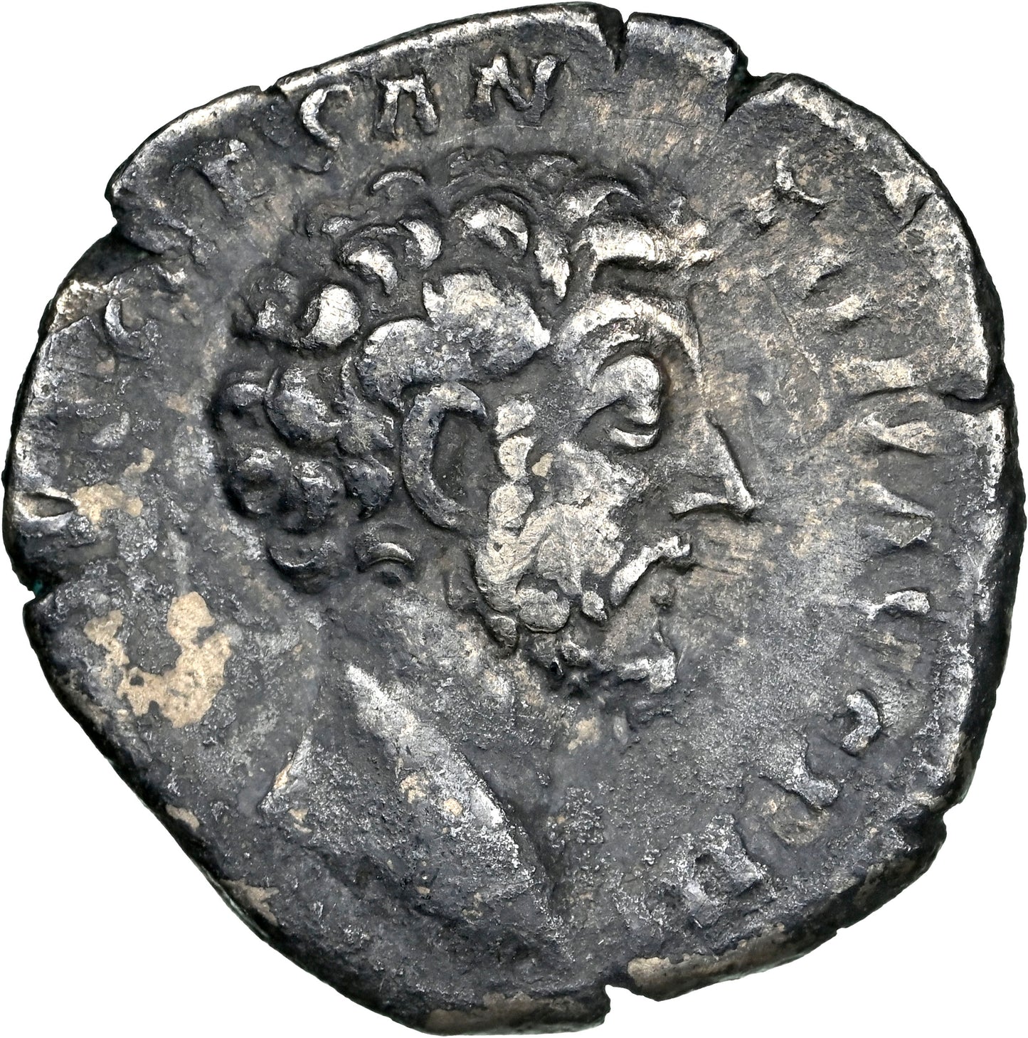 Roman Empire - Marcus Aurelius - Silver Denarius - NGC VF - RIC:429a