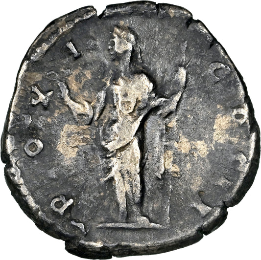 Roman Empire - Marcus Aurelius - Silver Denarius - NGC VF - RIC:429a