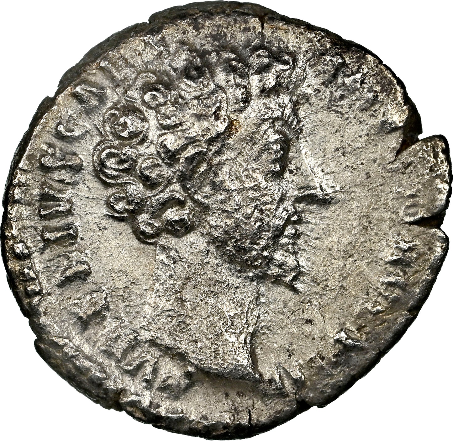 Roman Empire - Marcus Aurelius - Silver Denarius - NGC XF - RIC:475