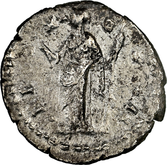 Roman Empire - Marcus Aurelius - Silver Denarius - NGC XF - RIC:475