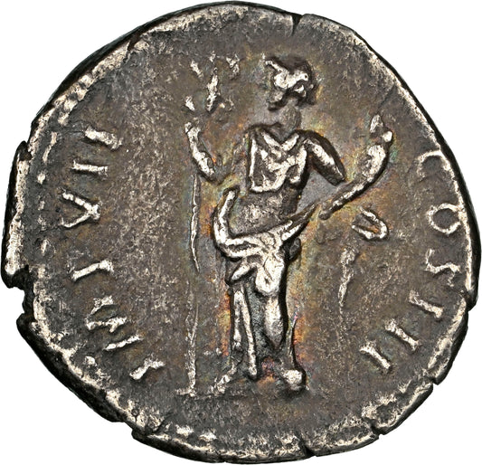 Roman Empire - Marcus Aurelius - Silver Denarius - NGC XF - RIC:314