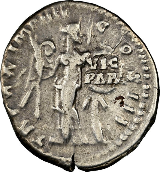Roman Empire - Marcus Aurelius - Silver Denarius - NGC VF - RIC:163