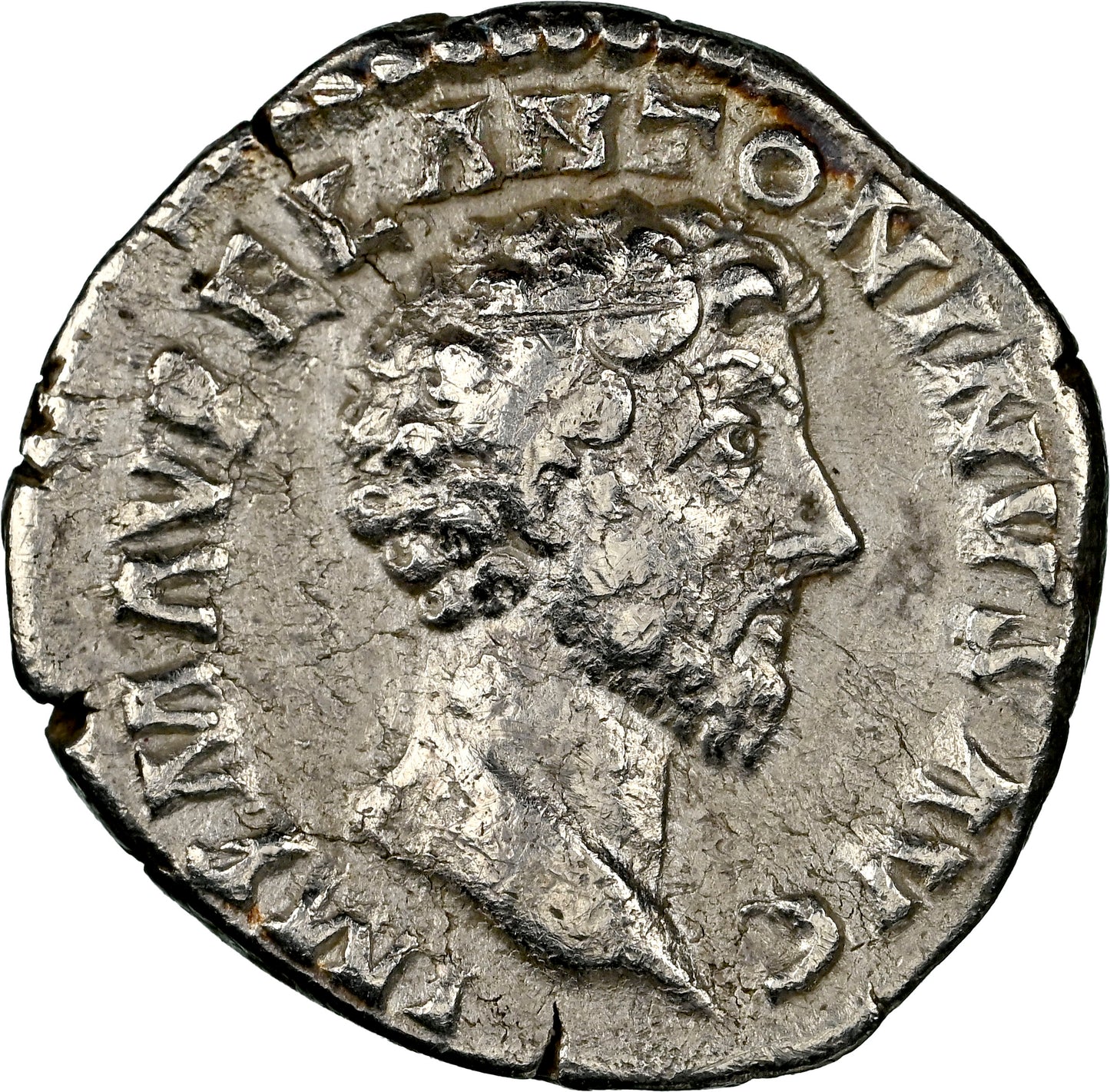 Roman Empire - Marcus Aurelius - Silver Denarius - NGC VF - RIC:50