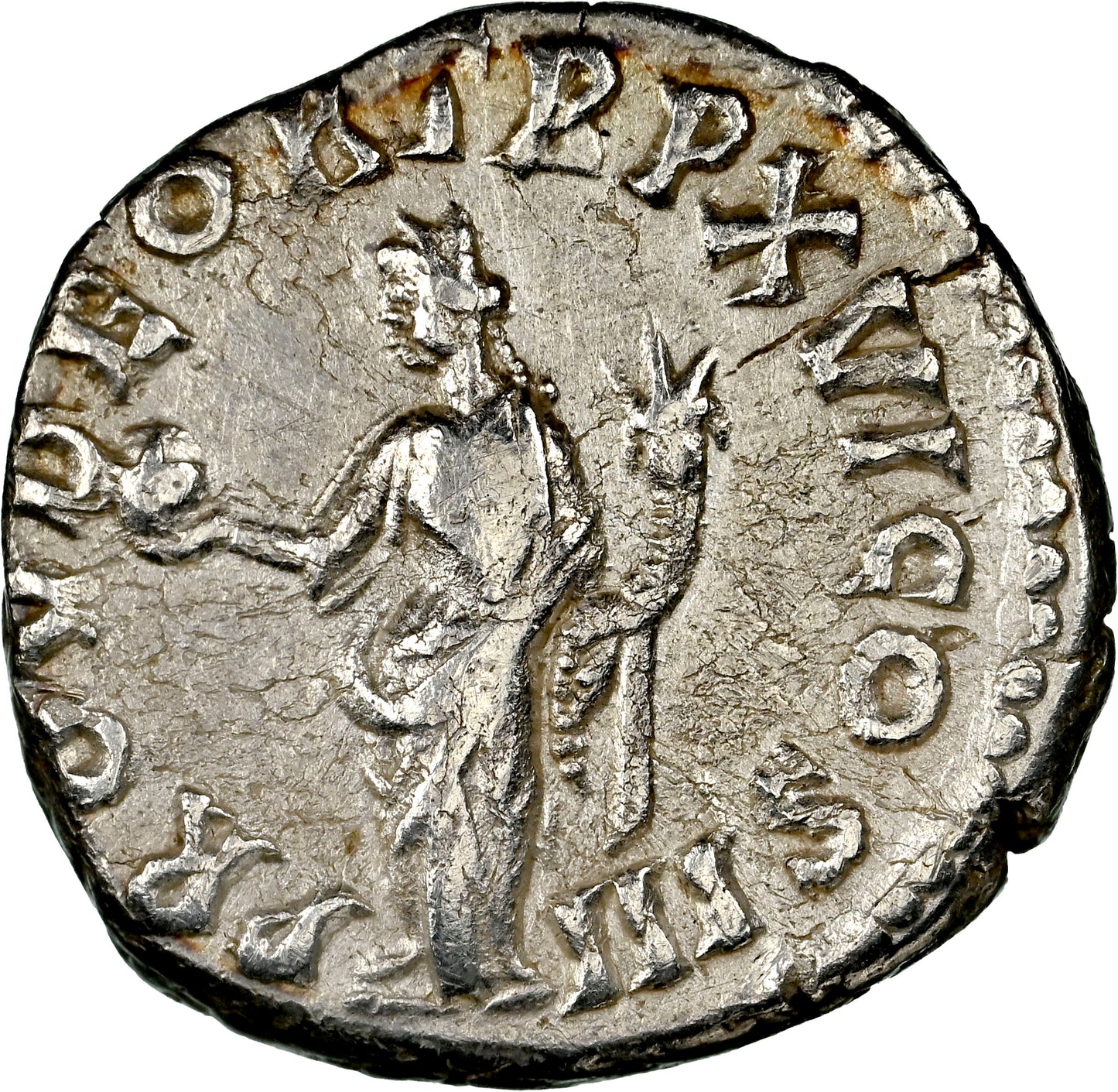 Roman Empire - Marcus Aurelius - Silver Denarius - NGC VF - RIC:50