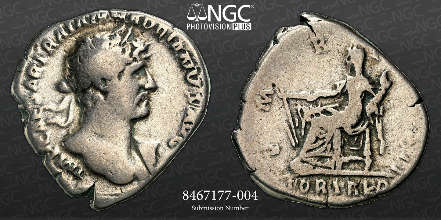 Roman Empire - Hadrian - Silver Denarius - NGC VG - RIC:114