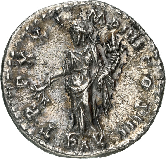 Roman Empire - Marcus Aurelius - Silver Denarius - NGC Ch XF - RIC:164