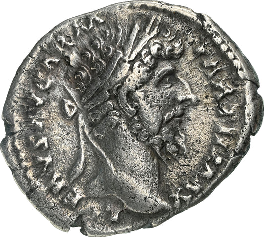 Roman Empire - Lucius Verus - Silver Denarius - NGC VF - RIC:578