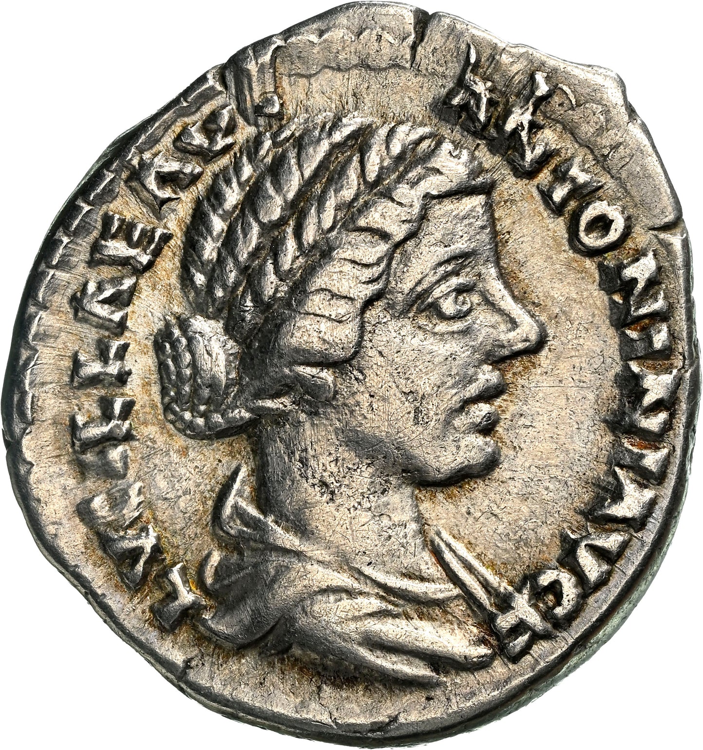 Roman Empire - Lucilla - Silver Denarius - NGC Ch VF - RIC:775