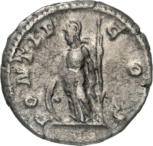 Roman Empire - Geta - Silver Denarius - NGC Ch VF - RIC:30