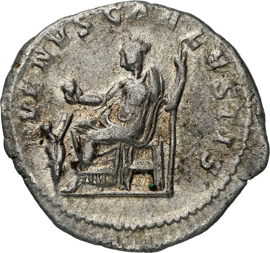 Roman Empire - Julia Soaemias - Silver Denarius - NGC Ch VF - RIC:243