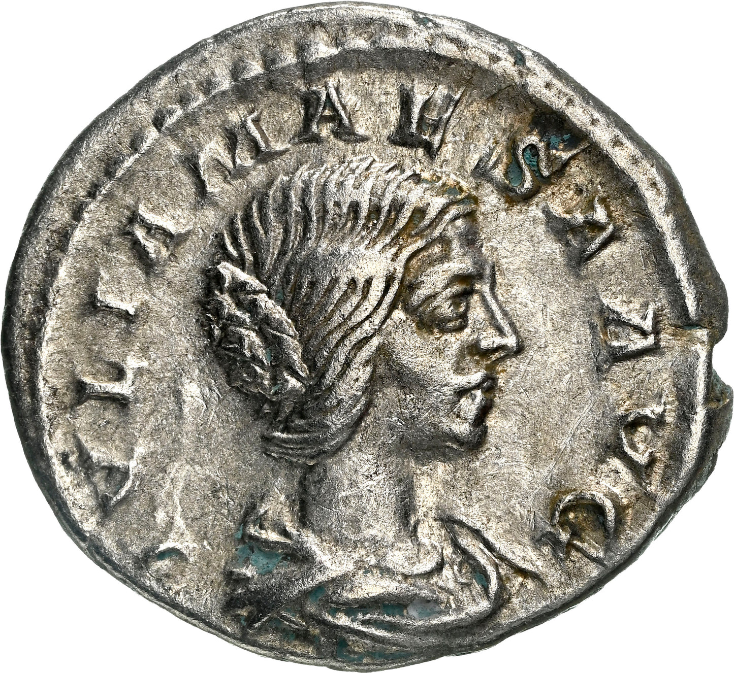 Roman Empire - Julia Maesa - Silver Denarius - NGC Ch VF - RIC:263