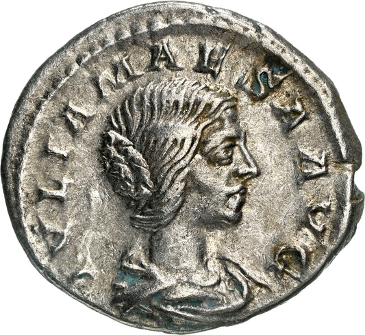 Roman Empire - Julia Maesa - Silver Denarius - NGC Ch VF - RIC:263