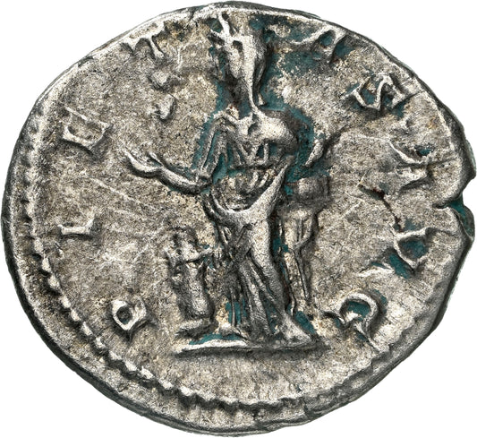Roman Empire - Julia Maesa - Silver Denarius - NGC Ch VF - RIC:263