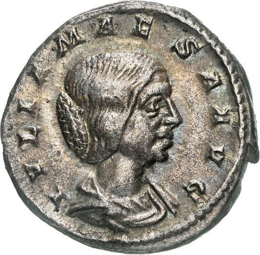 Roman Empire - Julia Maesa - Silver Denarius - NGC Ch VF - RIC:268