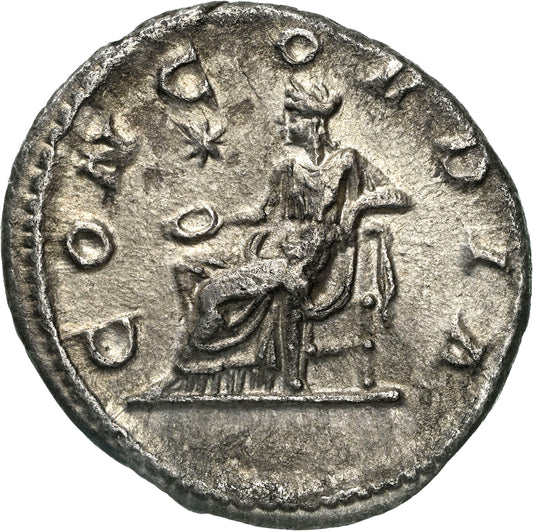 Roman Empire - Julia Paula - Silver Denarius - NGC Ch XF - RIC:211
